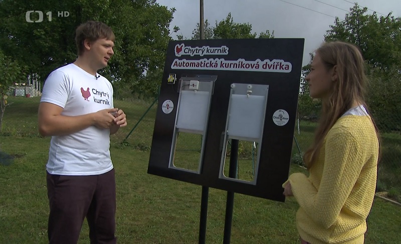 Chytrý kurník – projekt absolventa mechatroniky FSI VUT